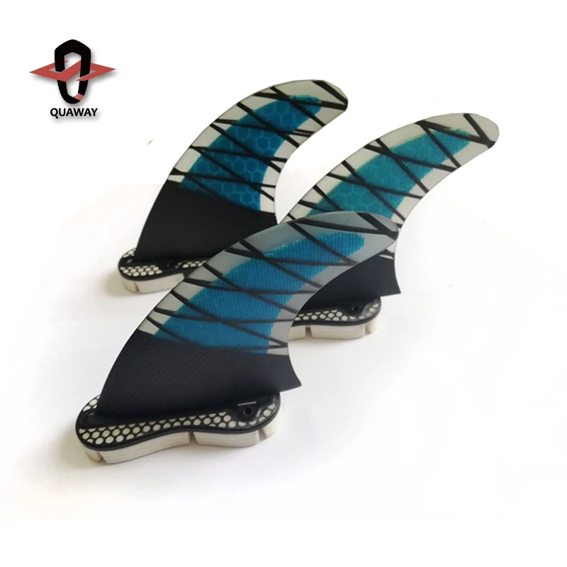 FS Fins 2021 New Style Carbon Honeycomb FS 2 Fins 3pcs/set