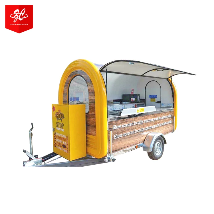 Fully equipped scooter trailer New multifunctional Mobile Food Truck Vending Food Cart For Sale Food Trailer
