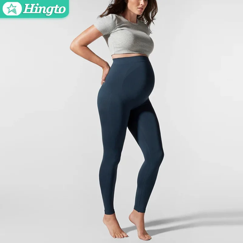 
 2021 оптовая продажа высокое качество Фитнес Одежда для беременных с завышенной талией, удобные, большие размеры женская обувь для беременных; Леггинсы  