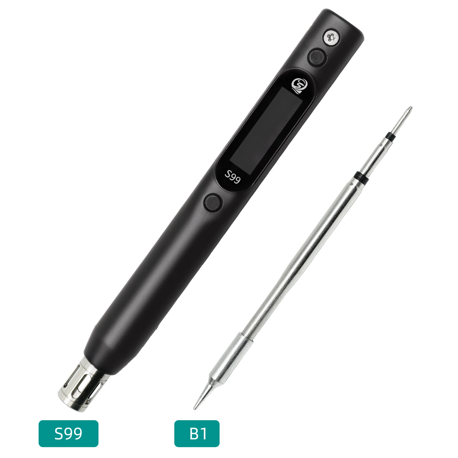 SEQURE S99 with 1 tip Upgraded Version Electric Soldering Iron Soldering Iron for Drone RC Model Welding Repair Soldering Iron