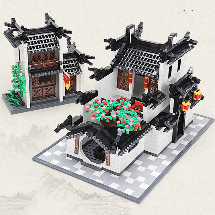 brick house cheap kids plastic games new arrival enlighten design creative building blocks toys