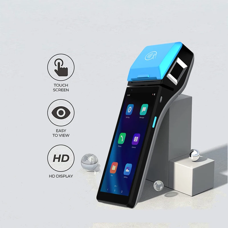 Pos Terminal 6 Inch Touch Screen Handheld Fingerprint Bus Payment Pos Terminal Z500
