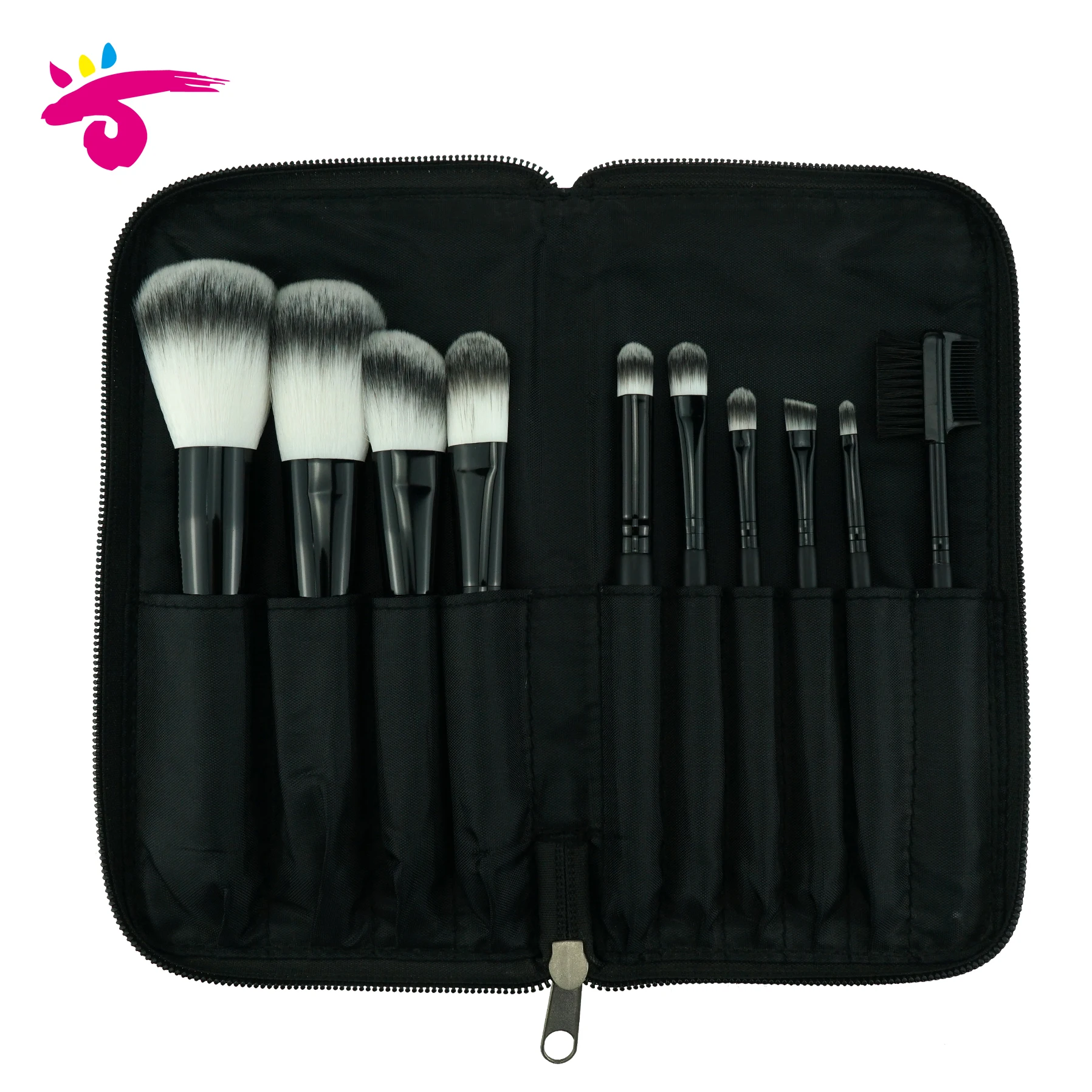 OEM новый стиль косметических средств для красоты основа для пудры Румяна Тени для век консилер для губ Кисть для макияжа глаз