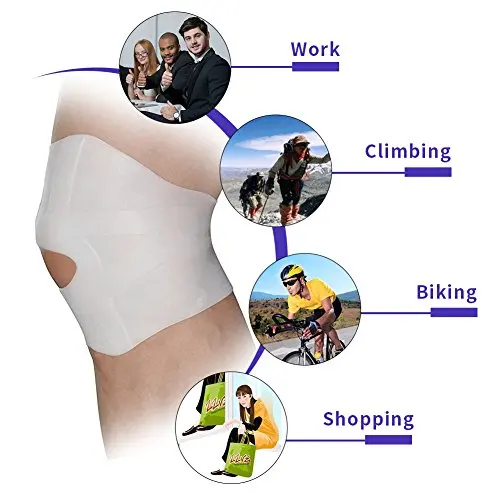 New Compression Knee Sleeve Adjustable knee support braces