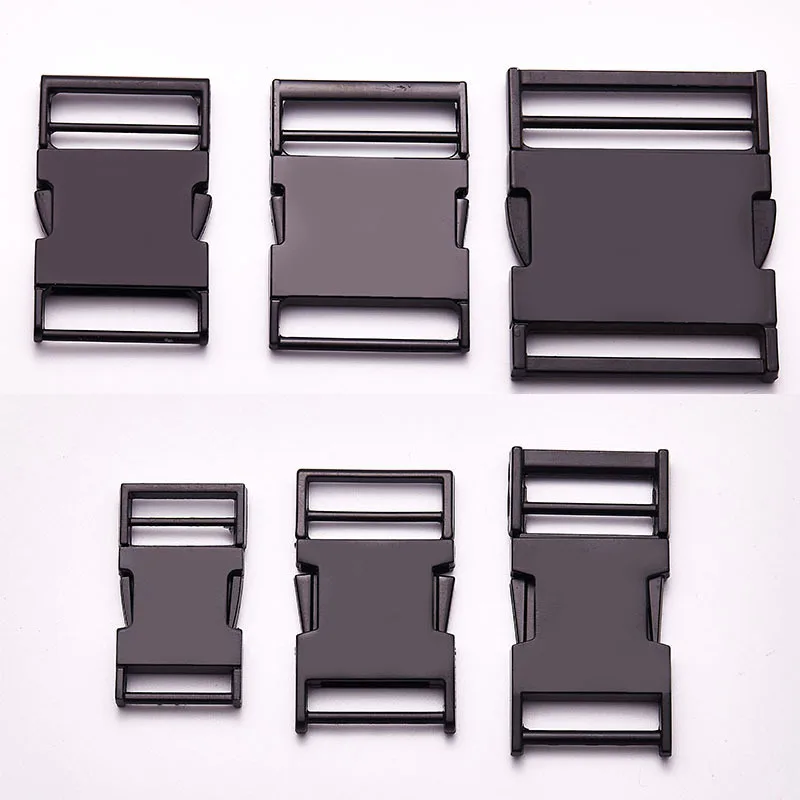 Wholesale Zinc Alloy Metal Bag Accessories Shiny Silver Adjustable  luggage  Bag Metal Buckle
