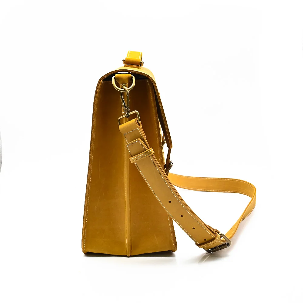 New Leather Briefcase Men Large Capacity Laptop Bag High Quality Messenger Bags for Business