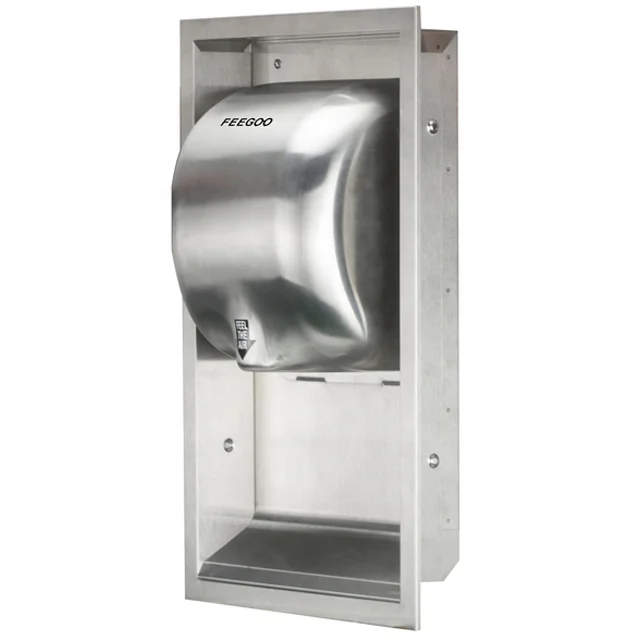 
Commercial 304#stainless Steel High Speed Embedded Hand Dryer for hotel 