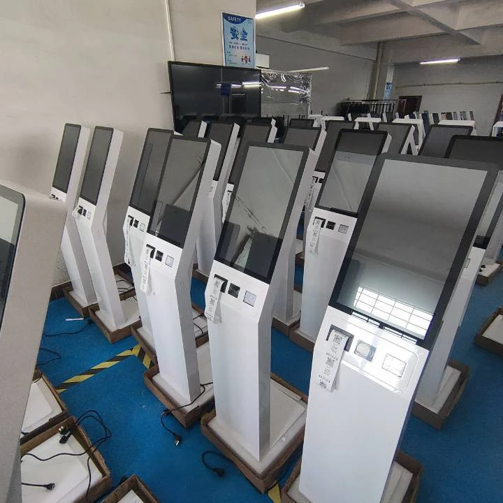 15 22 32 inch self ordering kiosk coffee shop kiosk machine printer touchscreen totem