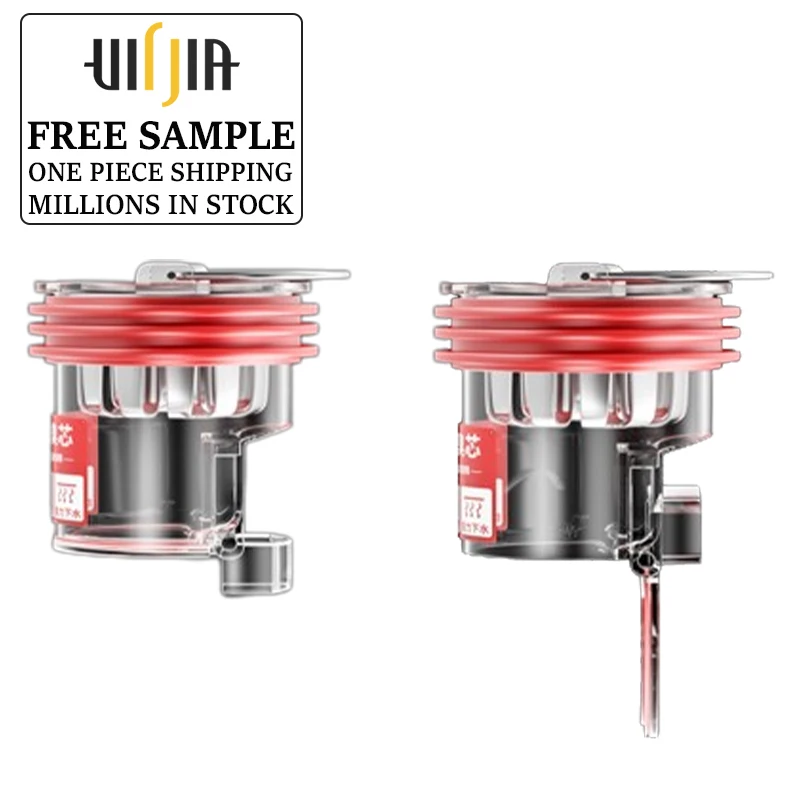 Easy installation plastics floor drain core gravity sealing anti backflow drains strainer element filter