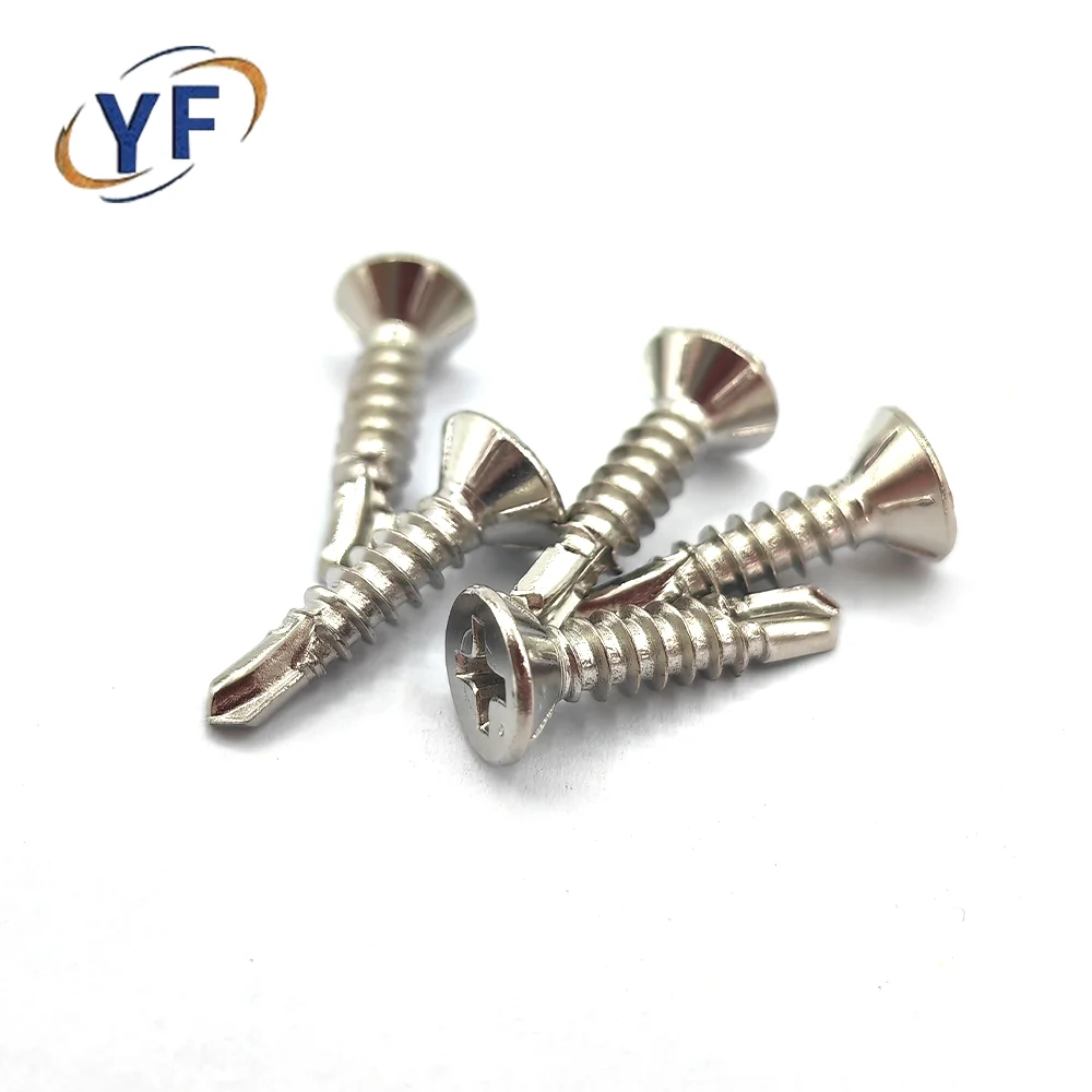 Stainless Steel Countersunk Csk Head Sds Self Drilling Tek Screw For Metal