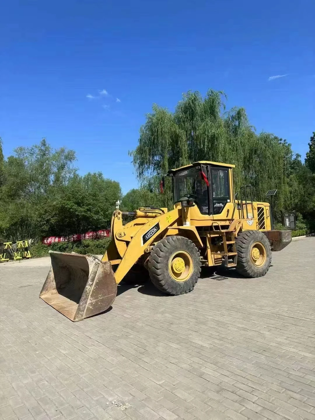 3 ton mini Used Original State loader LovoL 936L Used Small Lovol 936 956 958 wheel loader good condition 6 ton loader for sale
