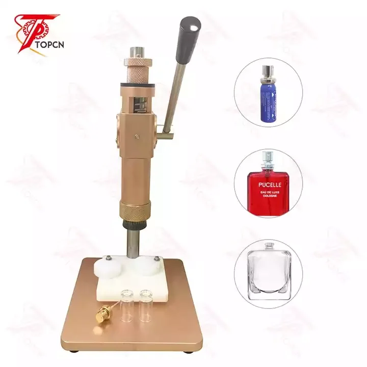Manual Crimping Machine Perfume Crimper Capper Metal Collar Lid Press Capping Machine Spray Crimper