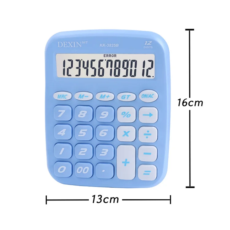 Office pink calculator Special for Financial accounting calculator 12 digit number office new stationery products 2024