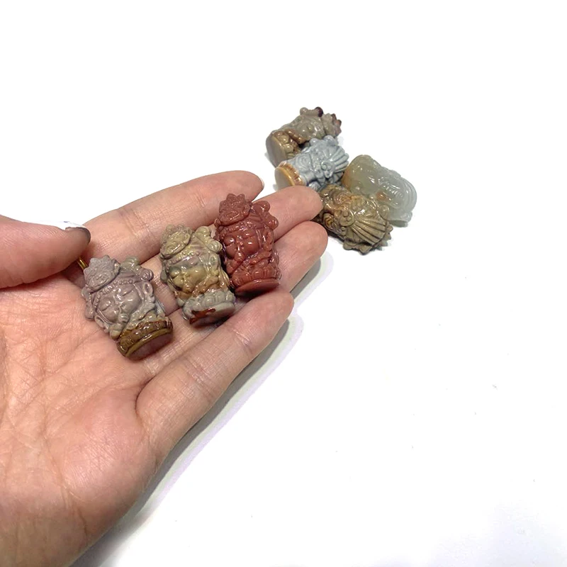 Wholesale natural crystal Zakiram sculpture gemstone Alxa agate Quartz Zakiram Crystal handicraft