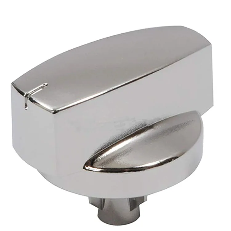 Genuine Hob Hotplate Control Knob Switch Silver or Chrome knob for gas cooker china wholesale gas stove knob