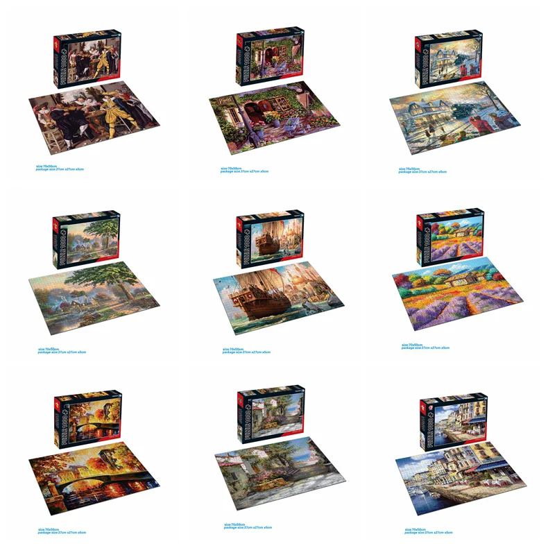 1500 Piece Jigsaw Puzzle for Adults & for Kids Age 12 and Up,Other Puzzle Play Set Montessori Custom Games Eiffel Tower gifi