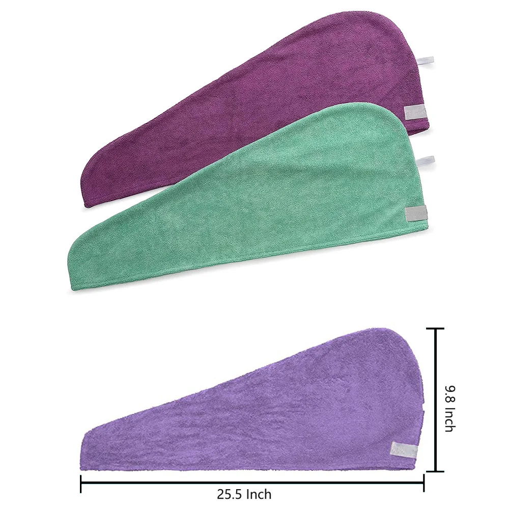 uick Dry Custom Large Wrap Microfiber Hair Towel Turban Toallas Cabello Microfibra Toallas Para Cabeza