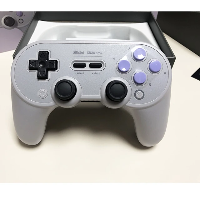 
2019 8BITDO SN30 PRO PLUS Wireless BT controllers grip handle for PC computer Android Switch console SN30 PRO+ gamepad 