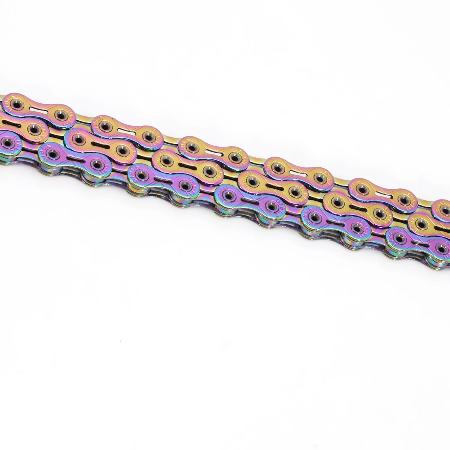 High quality FNC 11 speed rainbow rust proof stainless steel  hollow road mountain bike chain