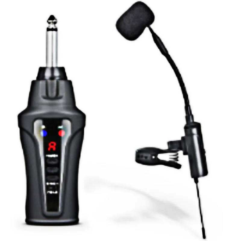 Professional UHF Wireless Stage Performance Amplifier Mini Small Microphones Violin Pickups Instrument Microphone Accessories