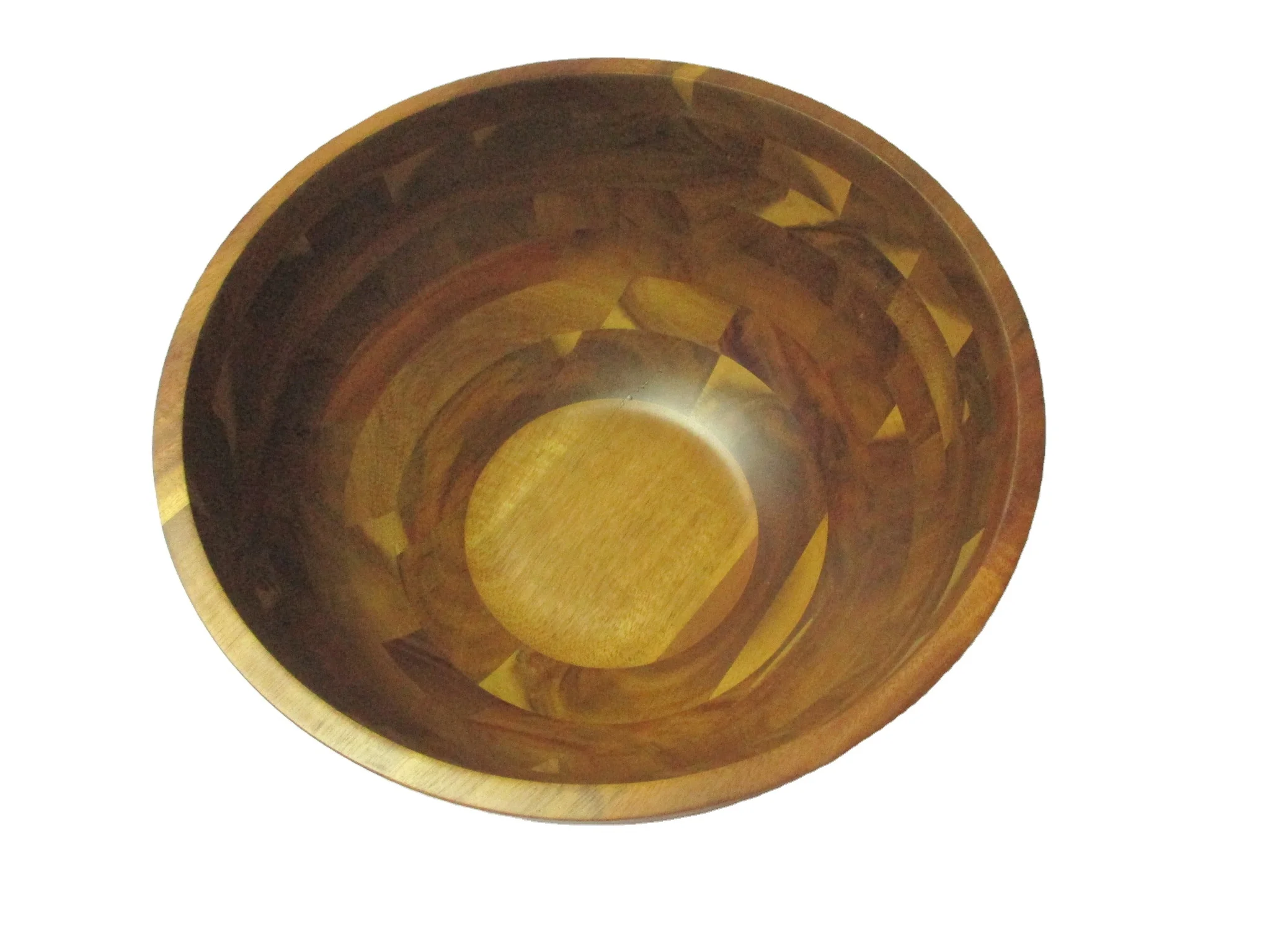 
Most Popular Round Salad Bowl With Wooden Handle Multi Function Salad Serving Bowl 