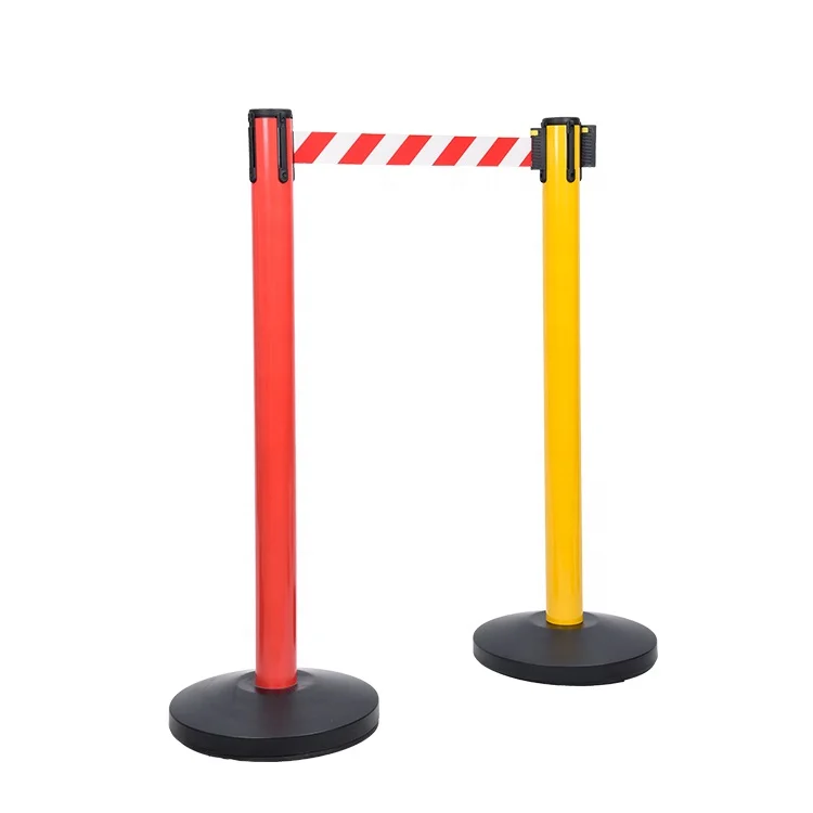 Wholesale Mobile Security Products Metal Retractable Belt Barrier