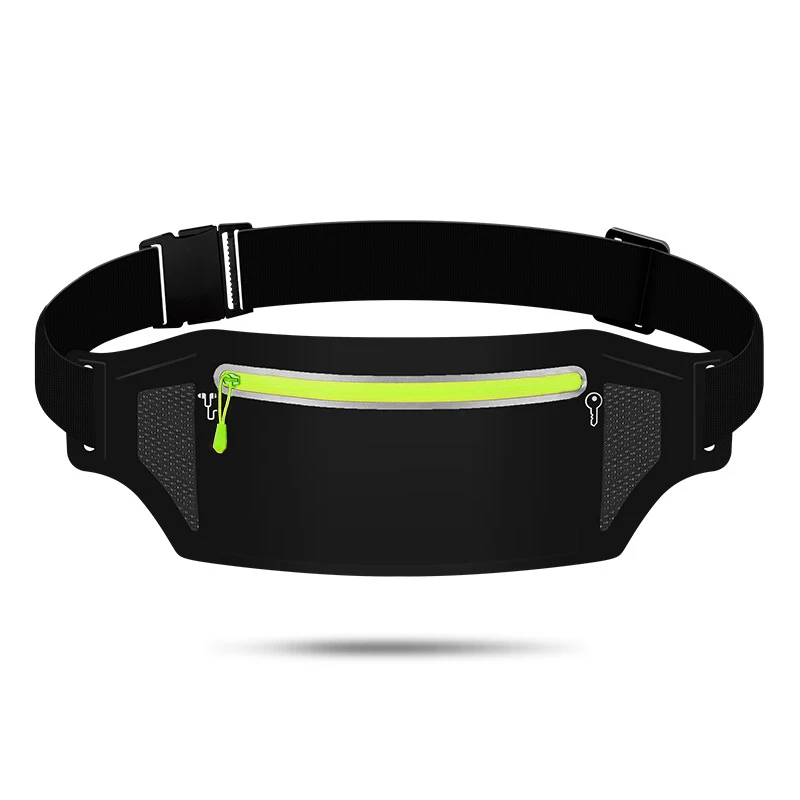 Custom Logo Sport Bum Hip Bag Unisex Ultra Thin Lightweight Chest Crossbody Phone Bag Belt Waist Bags Fanny Pack