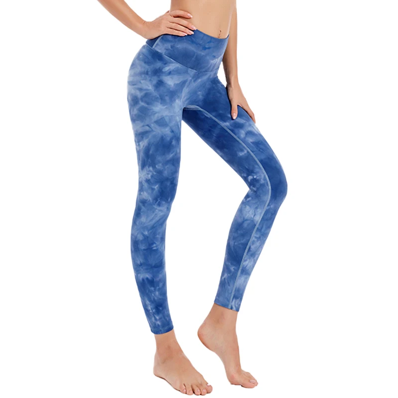 Wholesale compression Sports leggings Butt Lifting High-Waisted nude Yoga Pants Stretchy yoga Leggings for Women