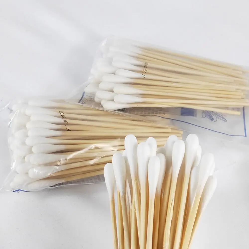  200pcs bamboo stick medical cotton