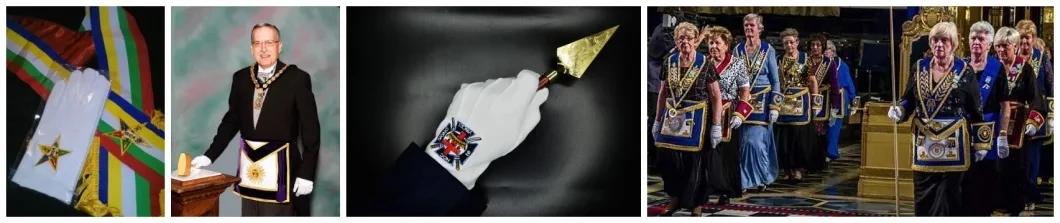 Custom logo gold leaf  China manufacturer plain white nylon masonic regalia freemason man church embroidered hand gloves
