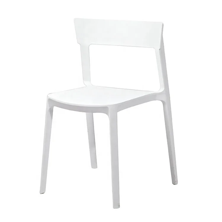 Restaurant stackable dining monoblock chair pp plastic chair