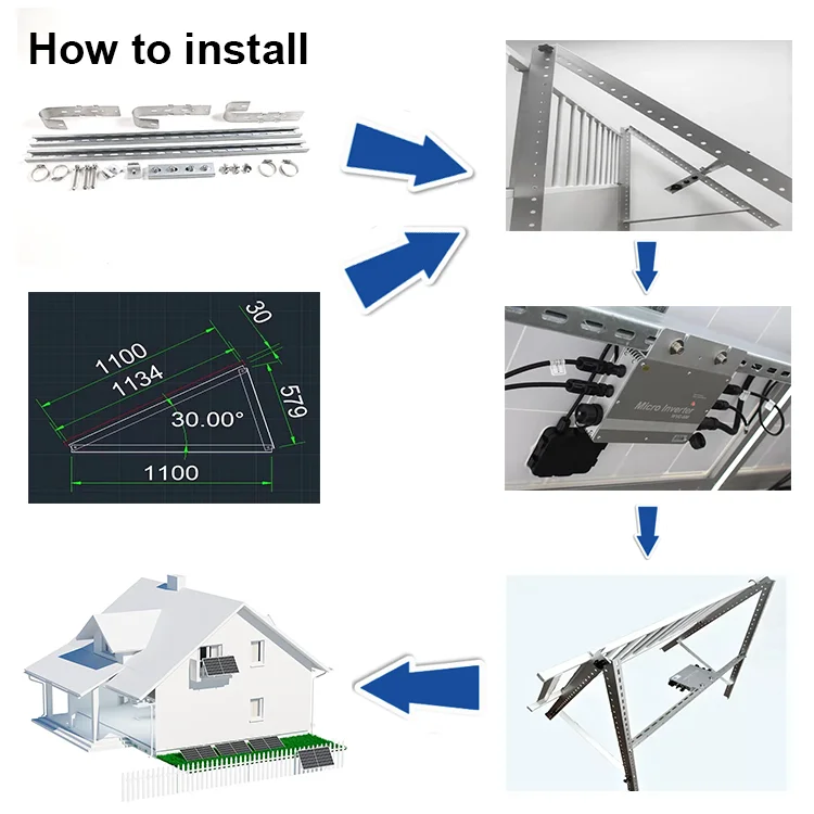 Germany Balcony Solar Panels 600w 800w 1000w 1200w On-Grid System Panel For Installation Eu Warehouse Small With Inverter Set
