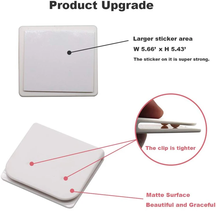 Jutye bathroom  Windproof Stop Protect Adhesive Shower Curtain Splash Guard Curtain Clip