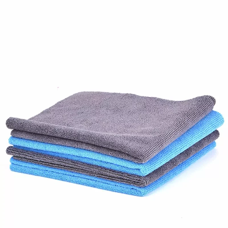 Square Kitchen Wipes Dry Quick Car Cleaning Cloths Absorbent Custom Microfiber Cleaning Towels