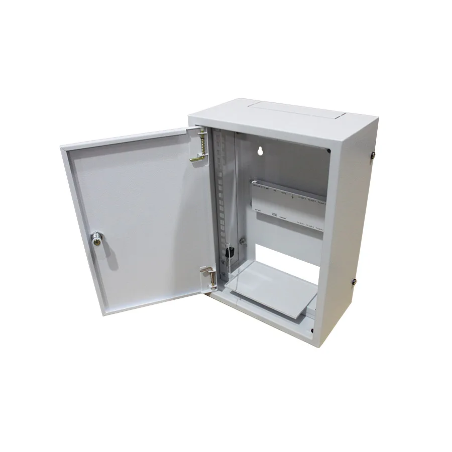 19 inch white color  with metal door  Wall Mounting Cabinet Network 19' Rack