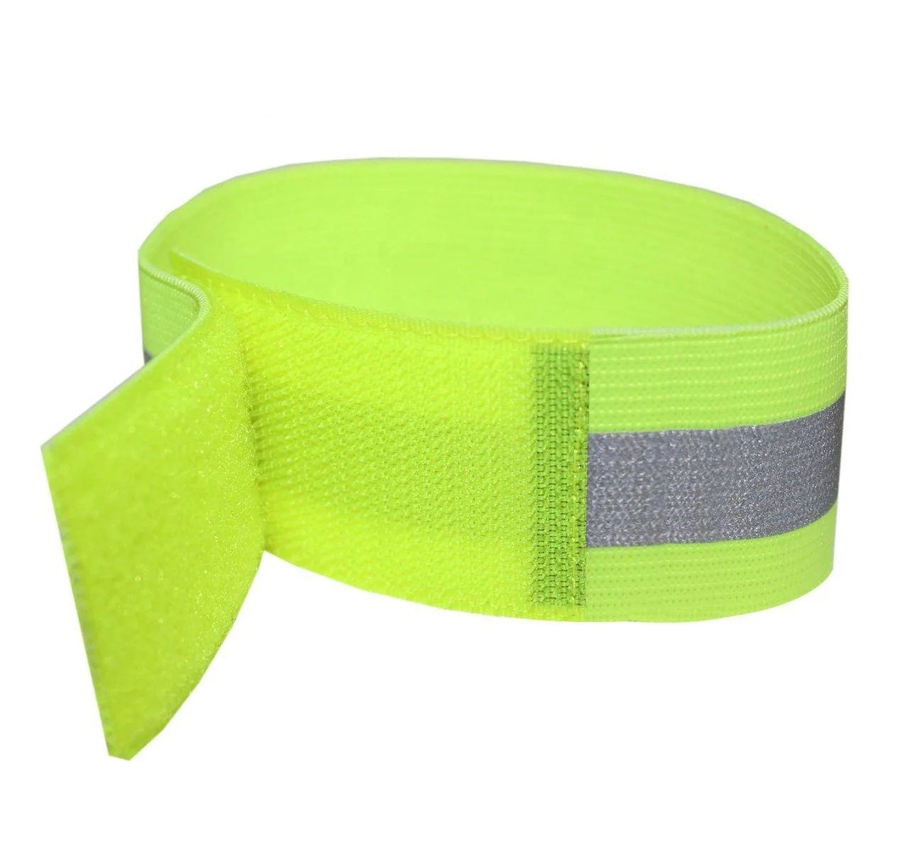 Adjustable Elastic Jogging Running Reflective Ankle Wrist Arm Band Custom Logo Wristband Armbands Reflective Safety Band