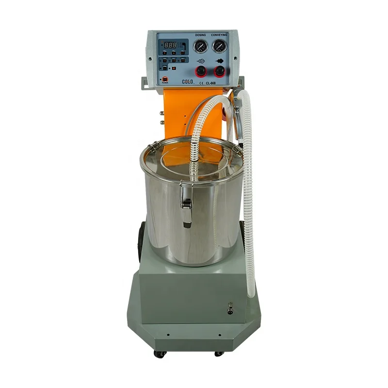 Electrostatic flocking swab machine