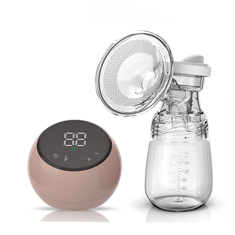 OEM Hospital Lactating Silicone Baby Single Automatic Electric Breast Milking Pump Machine with USB Cable Connector