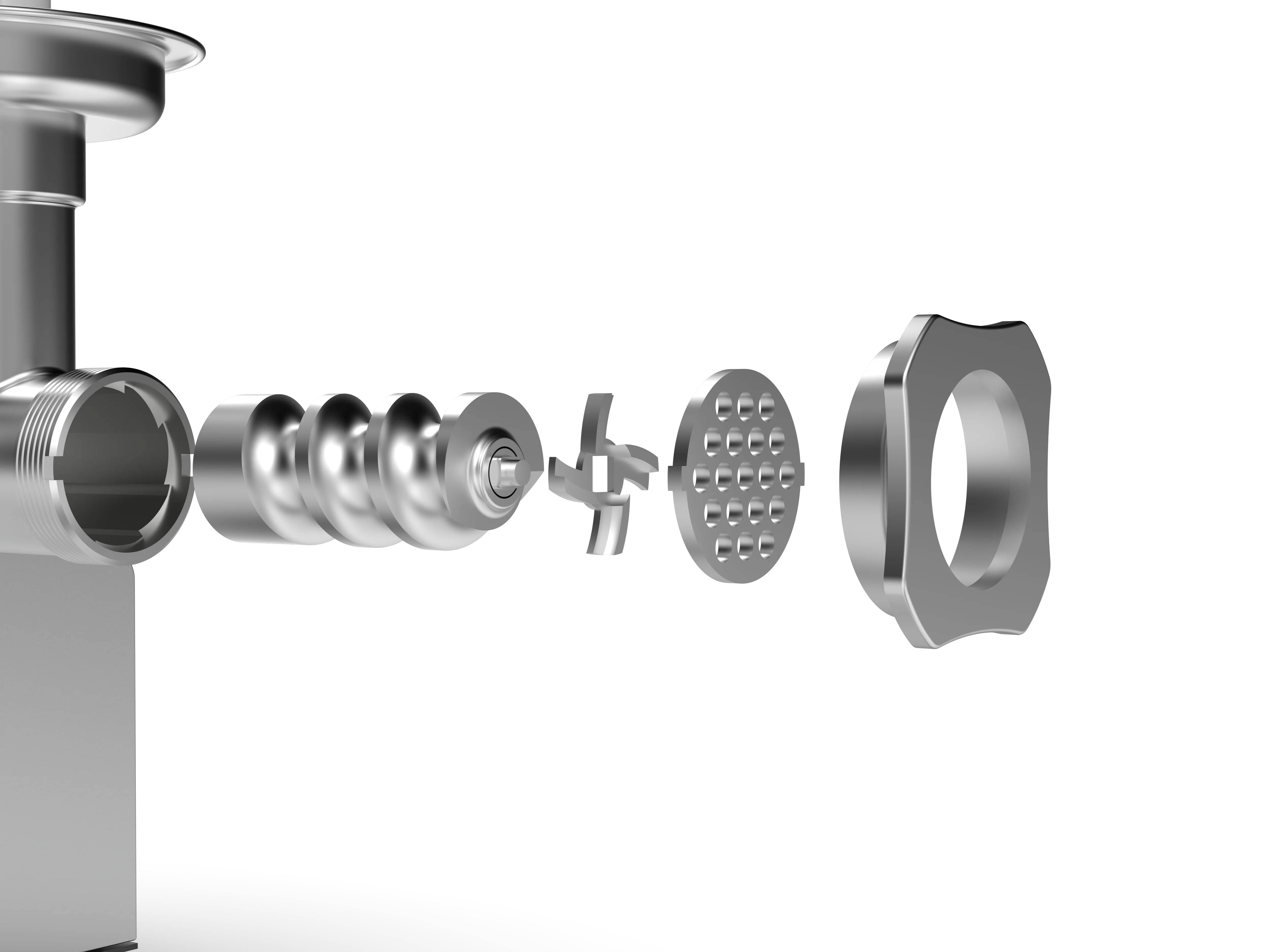 industrial electric spirit meat grinder 70 kg/h frozen meat machine