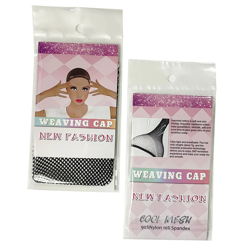 Hot Sale Black Mesh wig cap stocking dome mesh hair caps for wigs