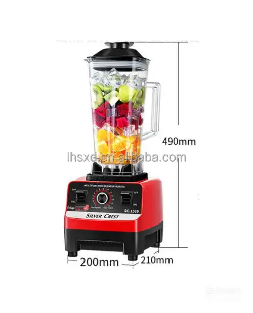 2 L Soybean Fruit Vegetable Blender Portable Powerful Durable Juicer Mixer