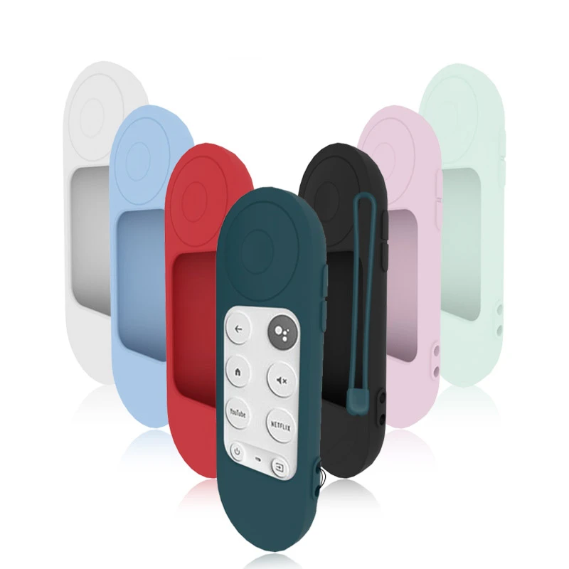 Лидер продаж на Amazon, силиконовый чехол с голосовым дистанционным управлением для Google Chromecast Tv 2020