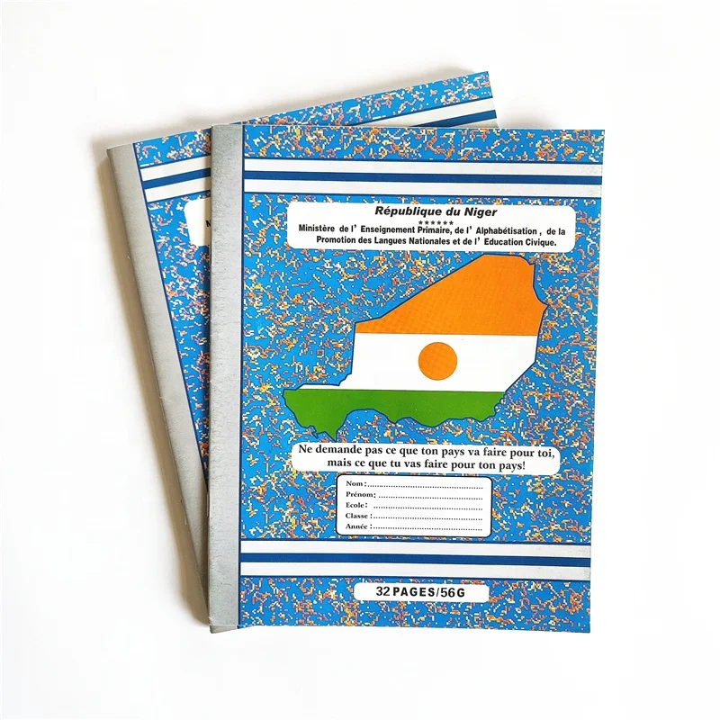 17X22CM  200 pages  seyes  paper Hot sale notebookfor  student