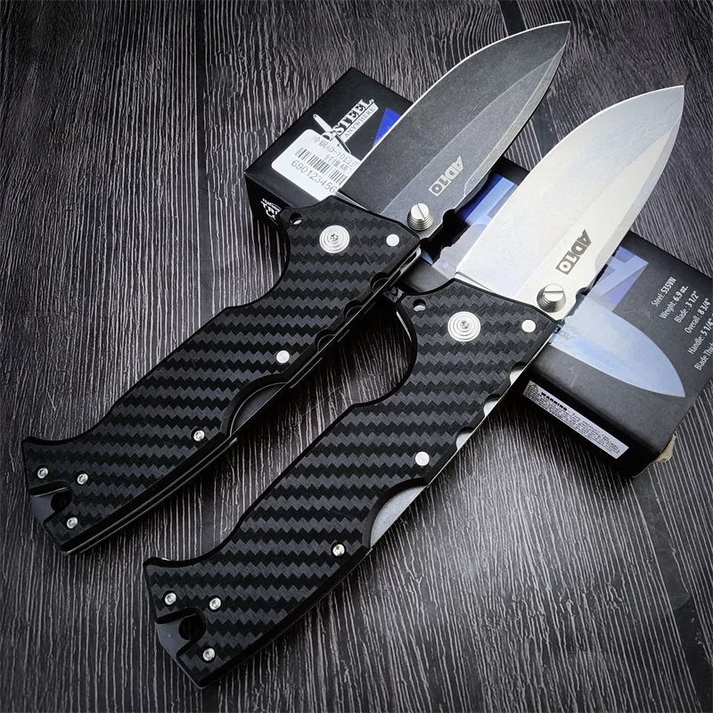 Cold steel AD10 Nylon wave fiber handle Tactical Folding Pocket knife Camping survival hunting knives