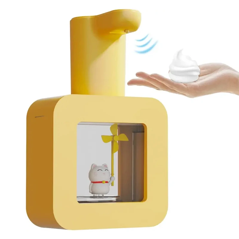 New Design cute kids Automatic Foaming Soap Dispenser Touchless  USB Rechargeable Infared Sensor for Bathroom