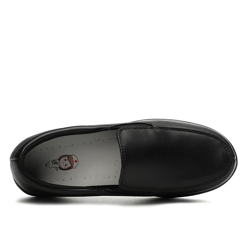 Customize Logo Breathable Slip on Rubber Hospital Work Nursing Shoes Platform Women Nursing Loafer Shoes