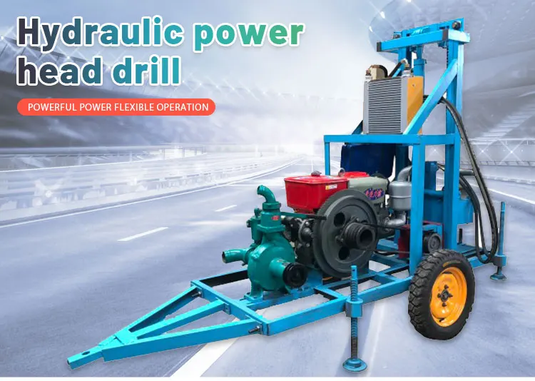 ready to ship 100m borehole water well drilling machine in Kenya