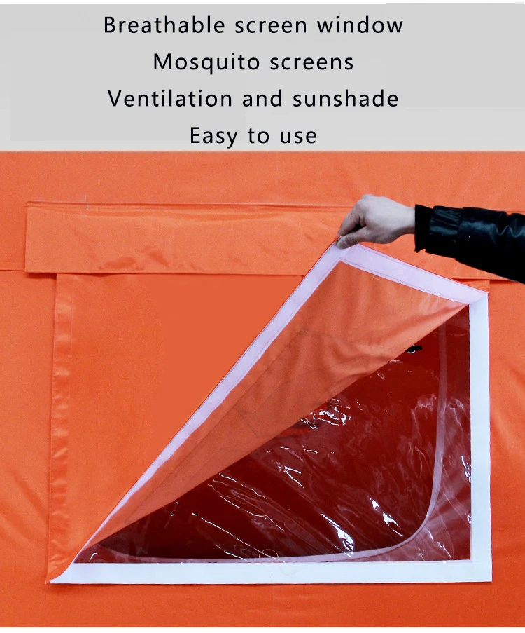 Camping Hiking Mountaineering Inflatable Speed Opening Windproof Shade Room Disaster Relief Tent