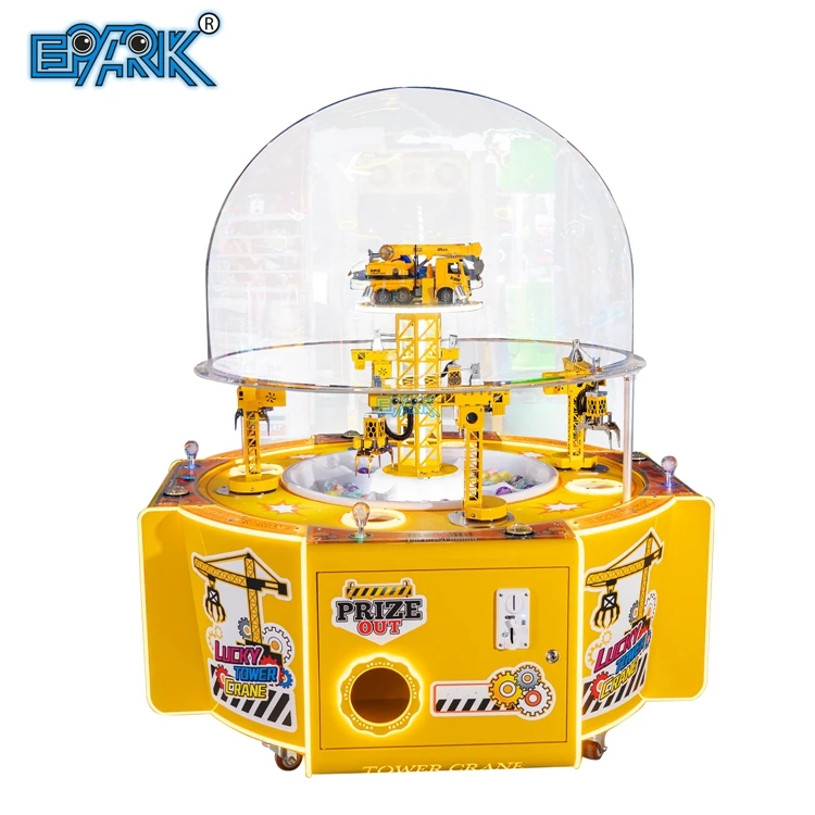 EPARK Arcade Coin Operated Kids 4 Players Gift Crane Games Machine Catch Gashapon Machine