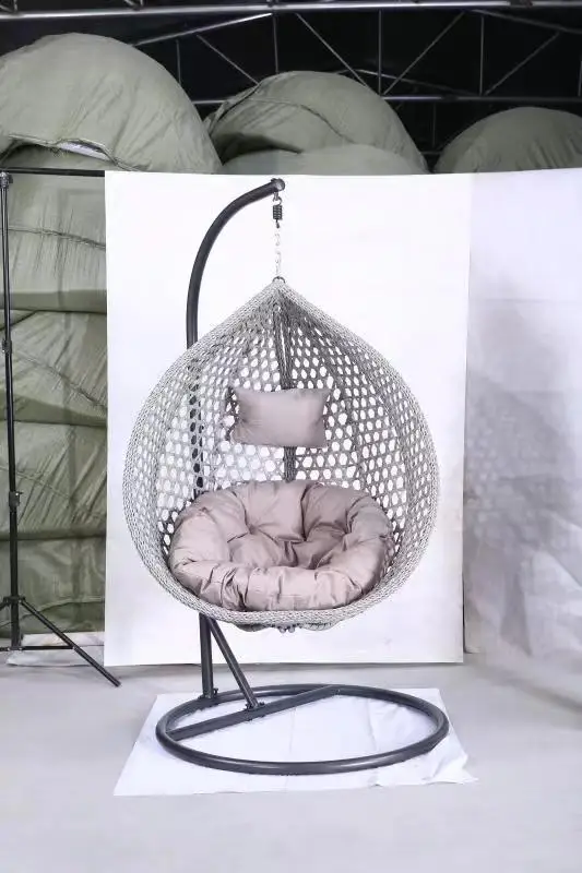 Nordic Mediterranean style improved small volume leisure outdoor courtyard garden swing chair